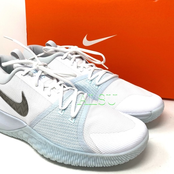 Nike Zoom Assersion White Glacier Blue Men Sneaker - Picture 9 of 10